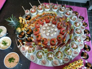 buffet vlees vis