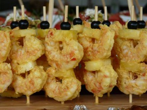 scampi brochette